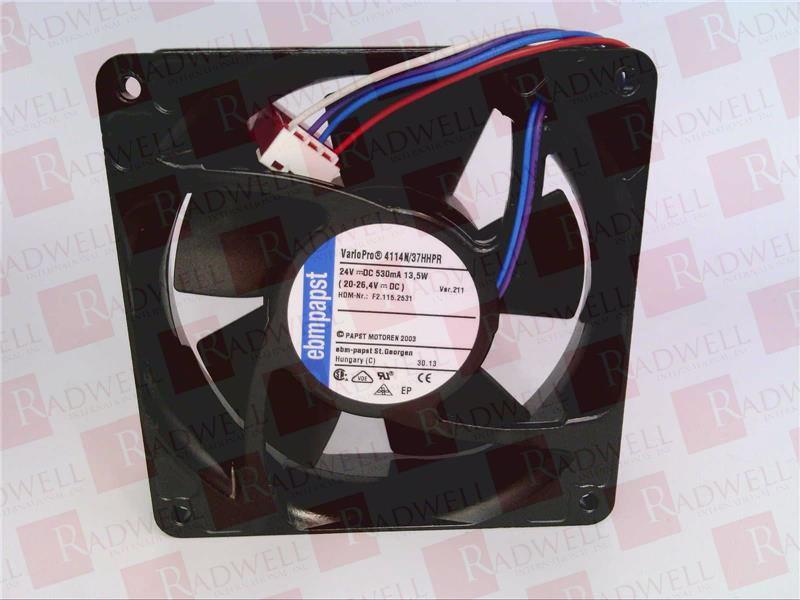 4114N/2H3U Ebm Papst ファン 24VDC 810mA 19.5W アキシャル冷却ファン