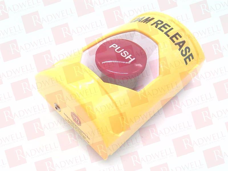 GAS IN USE STOPPER STATION YELLOW W/RED PB TWIST R