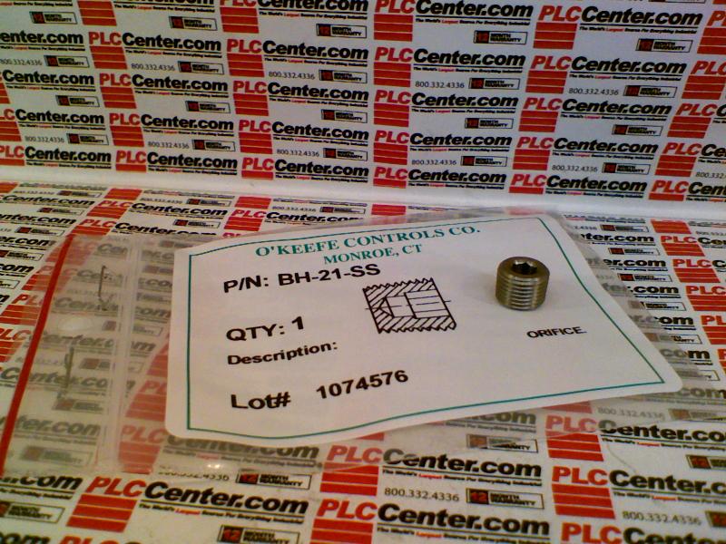 BLEED PLUG STAINLESS STEEL ORIFICE .021