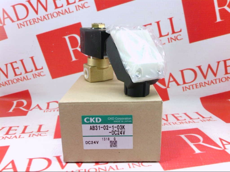 AB31-02-1-03K-DC24V Solenoid Valve by CKD CORP