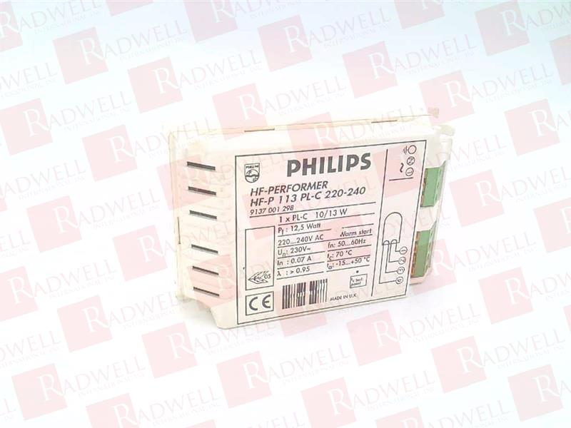 PHILIPS HF-P 113 PL-C 220-240