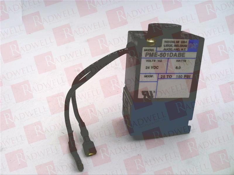 MAC VALVES INC PME-501DABE
