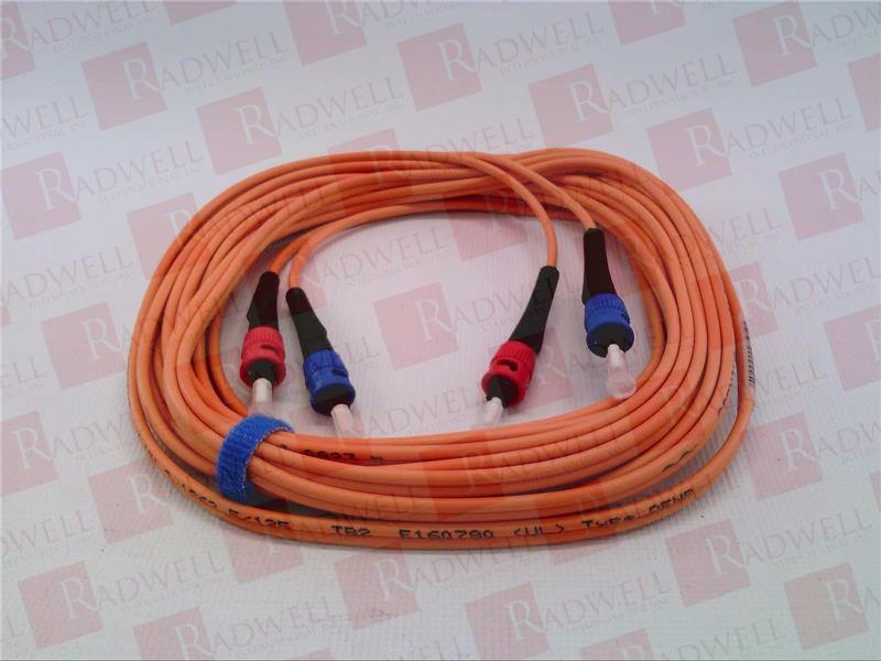 CABLE FIBER OPTIC ST-ST MULTIMODE DUPLEX 5M
