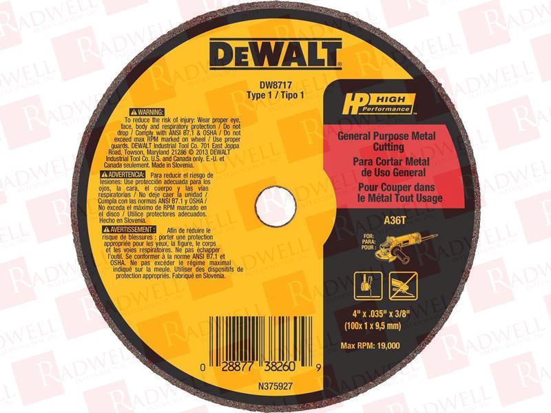 STANLEY BLACK & DECKER DW8717