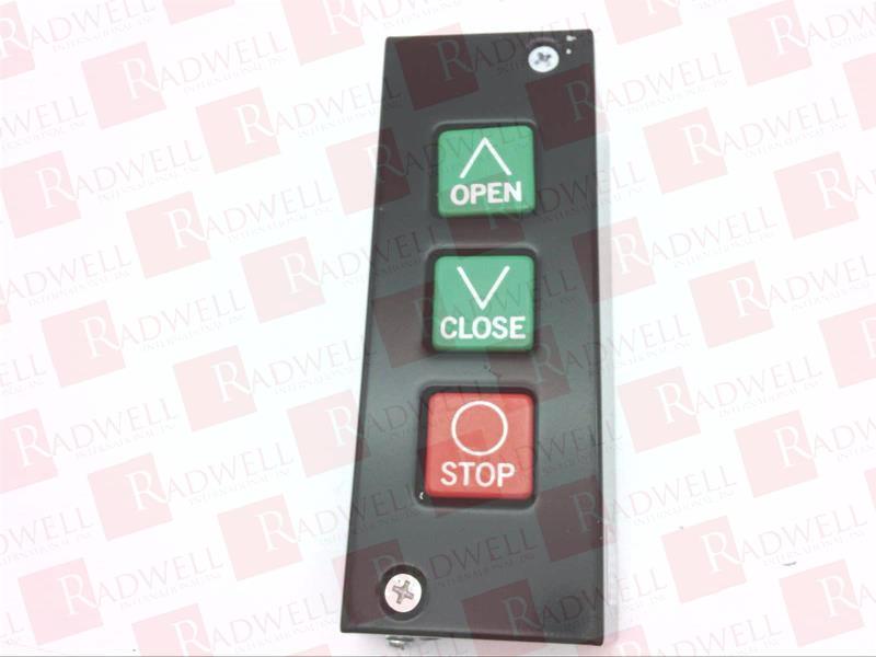 PUSHBUTTON STATION, 3BUTTON, OPEN/CLOSE/STOP, 4AWG