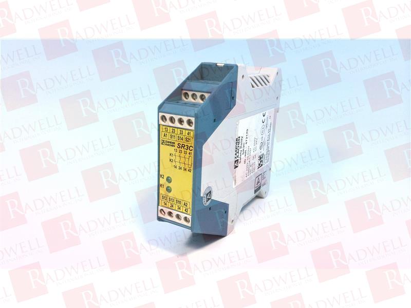 SAFETY EMERGENCY STOP RELAY, SR3C, FIXED SCREW TERMINALS, 230V, 3NO/1NC