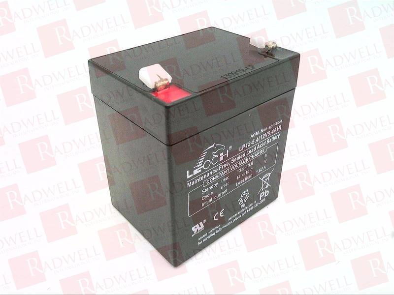 BATTERY, UPS SEALED, LEAD ACID, 5 AMP, 12 V, 3/16" TERMINAL
