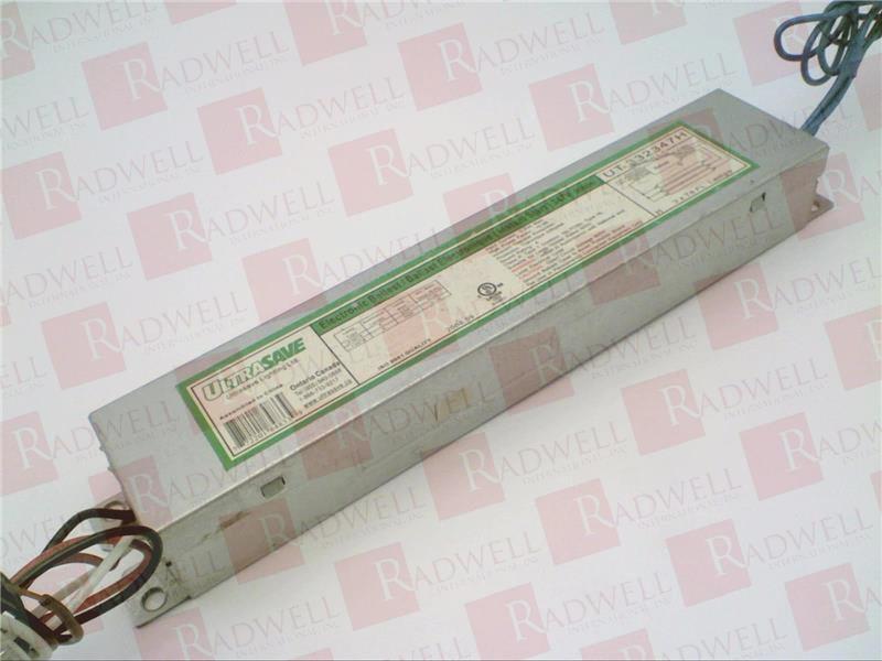 ULTRASAVE LIGHTING , UT332347H, LIGHTING ELECTRONIC BALLAST, 3LAMP, 347V, 50/60HZ