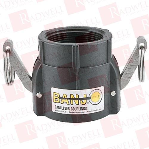 200D
BANJO 200D FEMALE COUPLER X FNPT THREAD
FACTORY WARRANTY MAY NOT APPLY.    