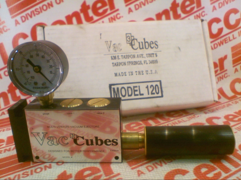 VACUUM PUMP MULTI-VENTURI 67PSI GAUGE 0-30HG