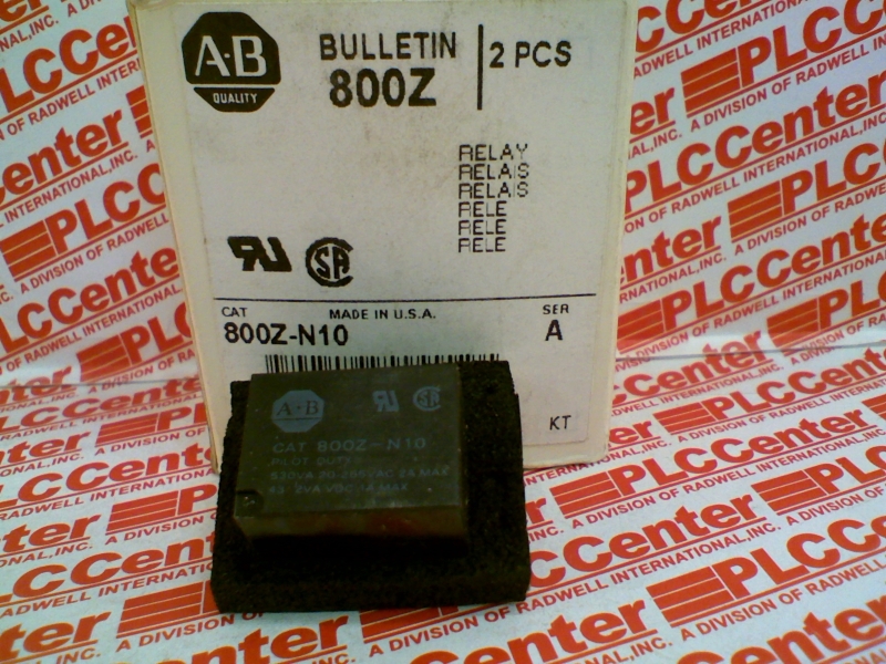 800Z-N10 Relay/Socket by ALLEN BRADLEY