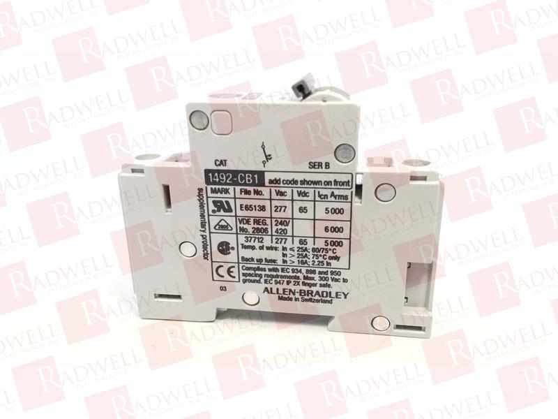 ALLEN BRADLEY 1492-CB1H070
