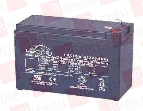 LEOCH BATTERY CORP LPX12-9FRT2