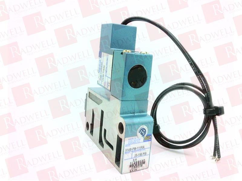 MAC VALVES INC 914B-PM-111RA