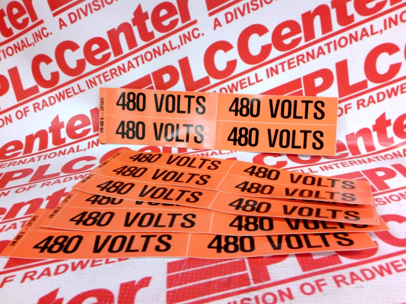 VOLTAGE MARKERS 480 VOLTS 5/PACK