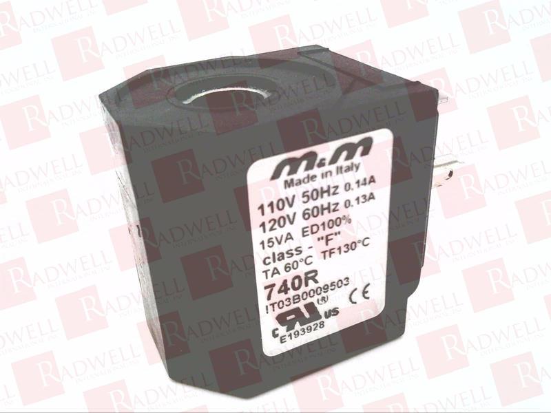 VALVE COIL, 14-13 AMPS, 110-120V, 50/60HZ, CLASS F