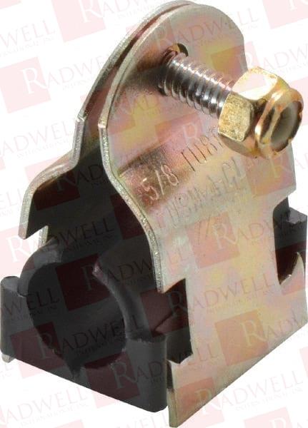 3/8" PIPE," PIPE CLAMP WITH CUSHION DICHROMATE