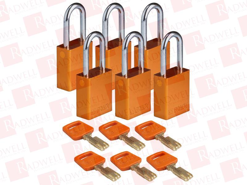 BRADY ALU-ORG-38ST-KD6PK