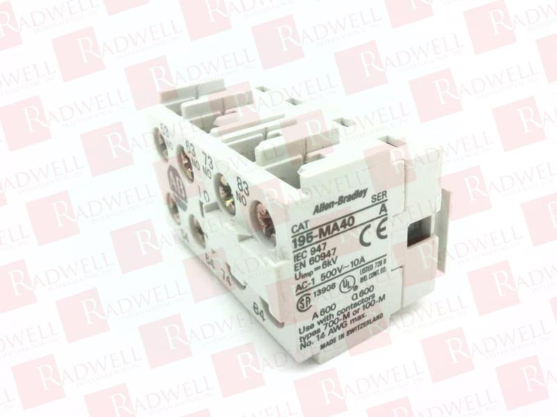 ALLEN BRADLEY 195-MA40
