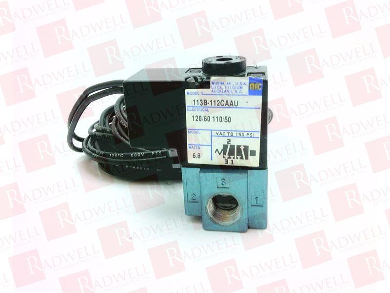 MAC VALVES INC 113B-112CAAU