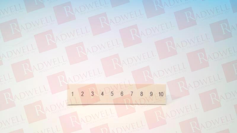 PHOENIX CONTACT ZB 5,08,LGS:FORTL.ZAHLEN 1-10