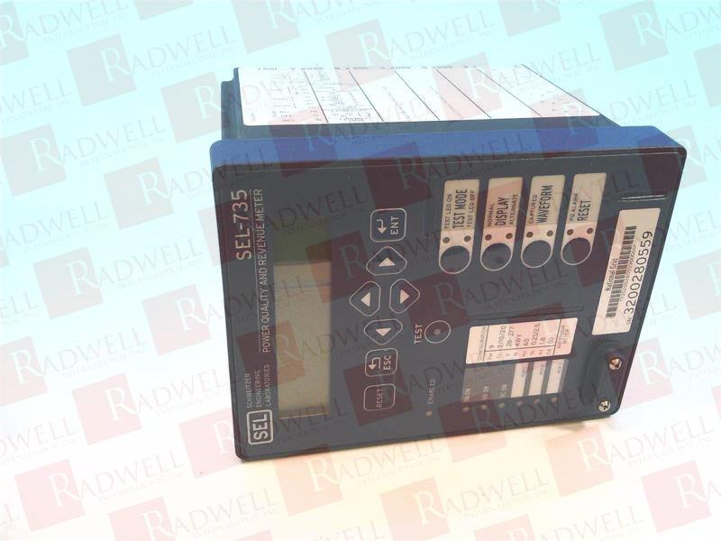 SCHWEITZER ENGINEERING SEL-735-0735BX00944CXXXXXX16102XX