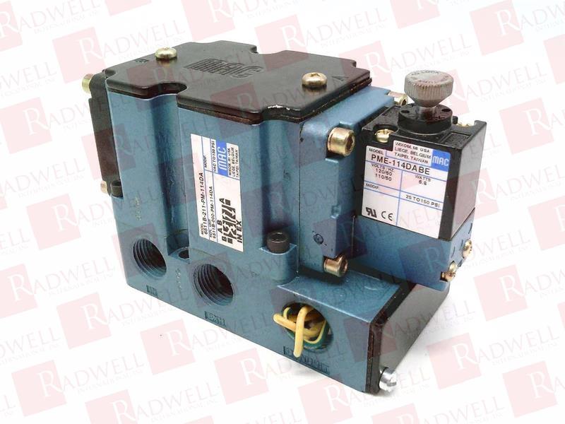 MAC VALVES INC 6511B-211-PM-114DA