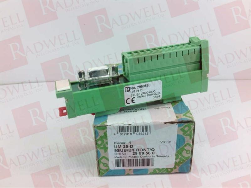 PHOENIX CONTACT UM 25-D 9SUB/B/FRONT/Q