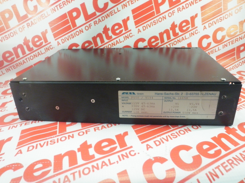 POWER SUPPLY 12AMP MAX 115/230V 325VAC 47-63HZ IN