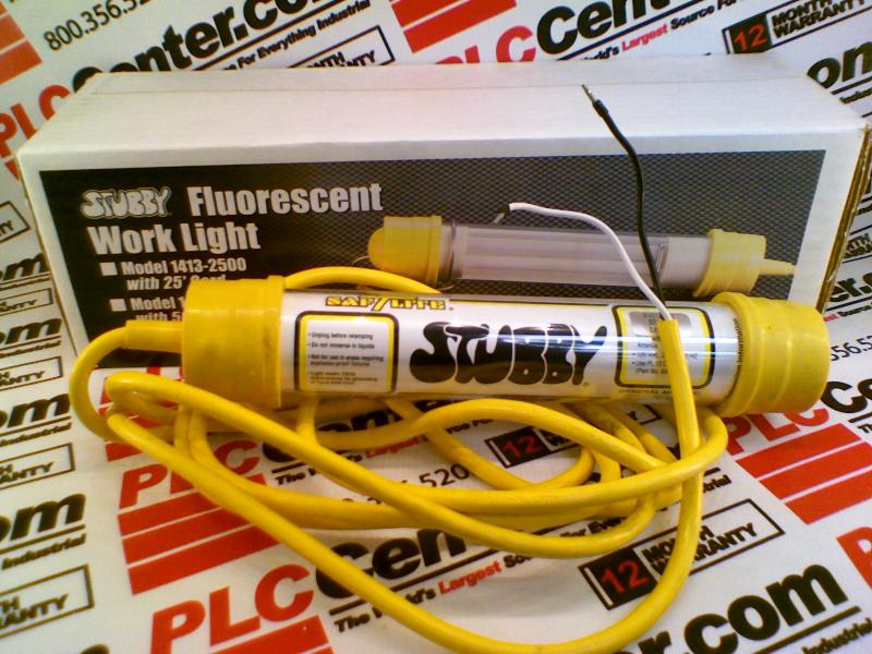 FLUORESCENT WORK LIGHT STUBBY 120VAC 13W
