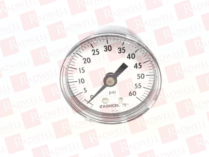 ASHCROFT 20W-1005-H-01B-60
