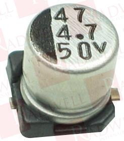CAPACITOR, 4.7UF, 50V, SMD, 4.0X5.3MM, 85 DEG C MAX TEMPERATURE