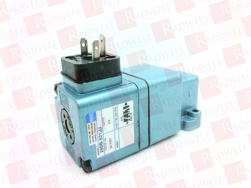 MAC VALVES INC 250B-521JJ