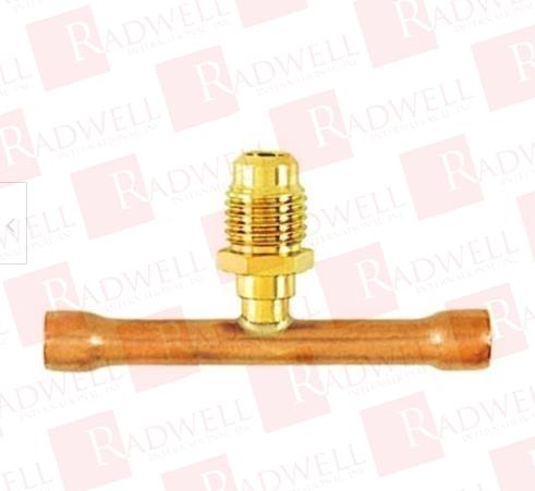  , 1/4" M FLARE ACCESS, 1/4" TUBE, COPPER/BRASS