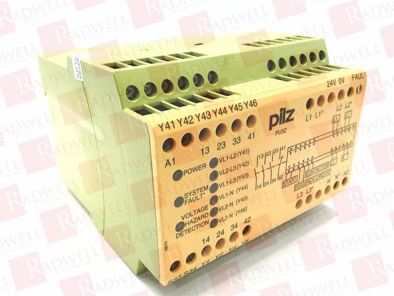 PILZ PU3Z-120VAC-3N/O-1N/C-6SO