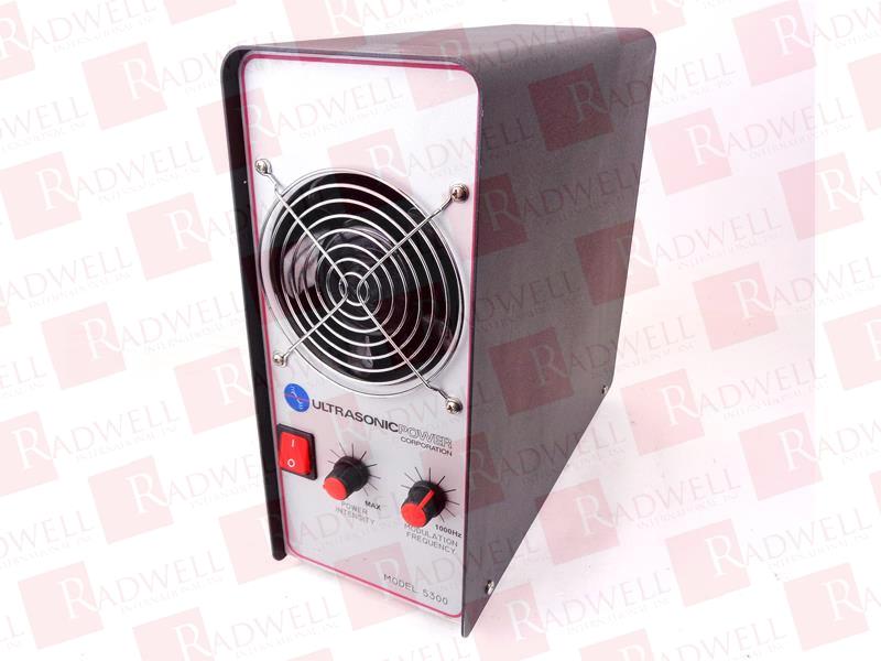 ULTRASONIC GENERATOR, MODEL 5300, 25 KHZ STANDARD FREQUENCY, 1000 WATT ULTRASONIC POWER, 120 VAC, 11 AMPS, 50/60 HZ, 1 PHASE