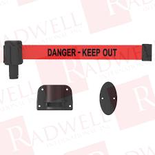 RETRACTABLE BELT BARRIER, RED, DANGER KEEP OUT,