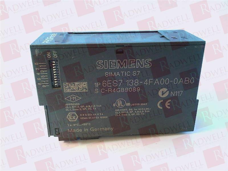 SIEMENS 6ES7138-4FA00-0AB0