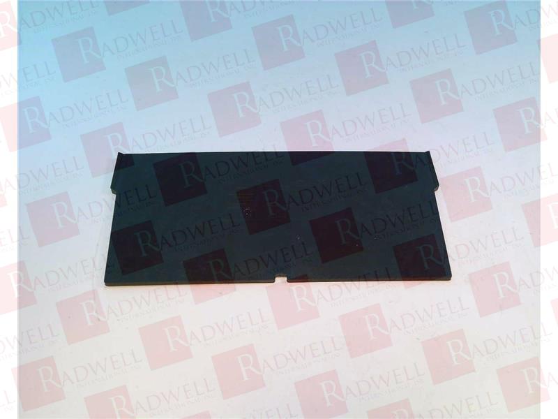 6.6" WIDE X 4" HIGH, BLACK BIN DIVIDER USE WITH QUANTUM STORAGE SYSTEMS - SHELF BIN QSB102, 104, 106