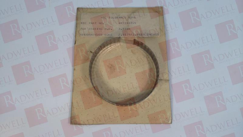 USA TOLERANCE RINGS AN72X17S9