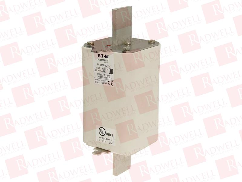 EATON CORPORATION PV-315A-3L-15