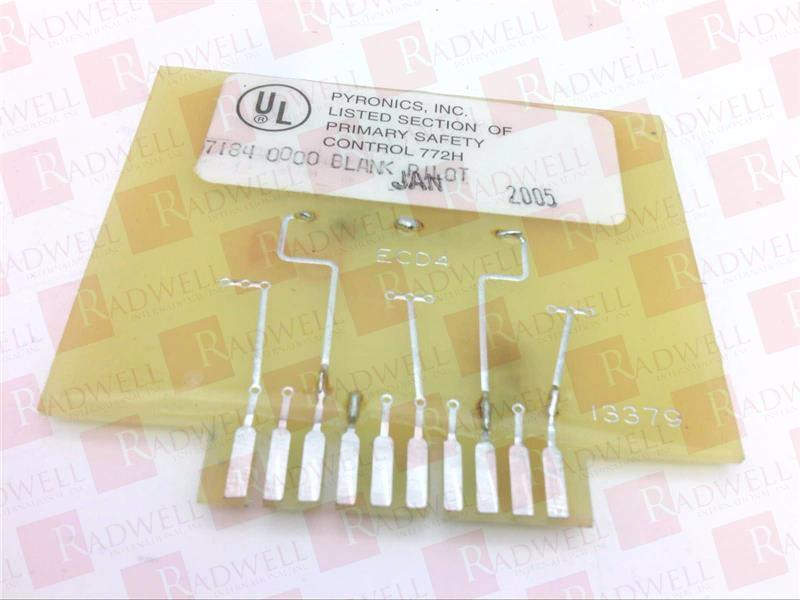 PYRONICS INC 7184-0000
