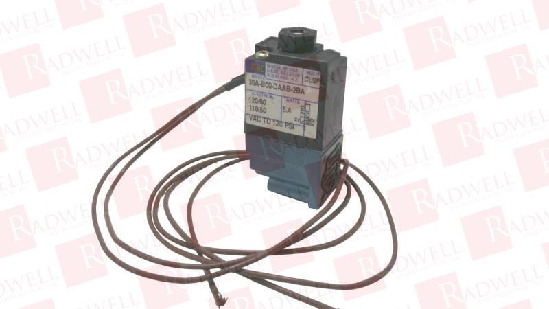 MAC VALVES INC 35A-B00-DAAB-2BA