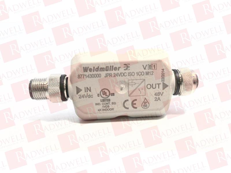 WEIDMULLER JPR 24VDC ISO 1CO M12