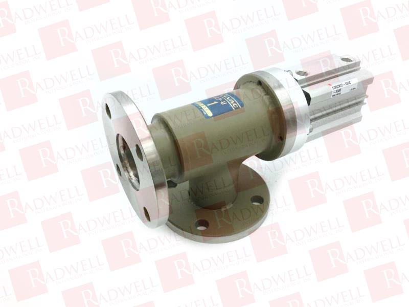 VACUUM ANGLE VALVE, DOUBLE-ACTING CYLINDER WITH O-RING SHAFT FEEDTHROUGH, VLP-U SERIES, STEEL