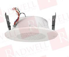 BLIND MOUNT LOUDSPEAKER SYSTEM, COMPLETE WITH ALL HARDWARE, 8C5PAX LOUDSPEAKER, TBLU- 5W-25/70V TRANSFORMER, WHITE POWDER COAT FINISH