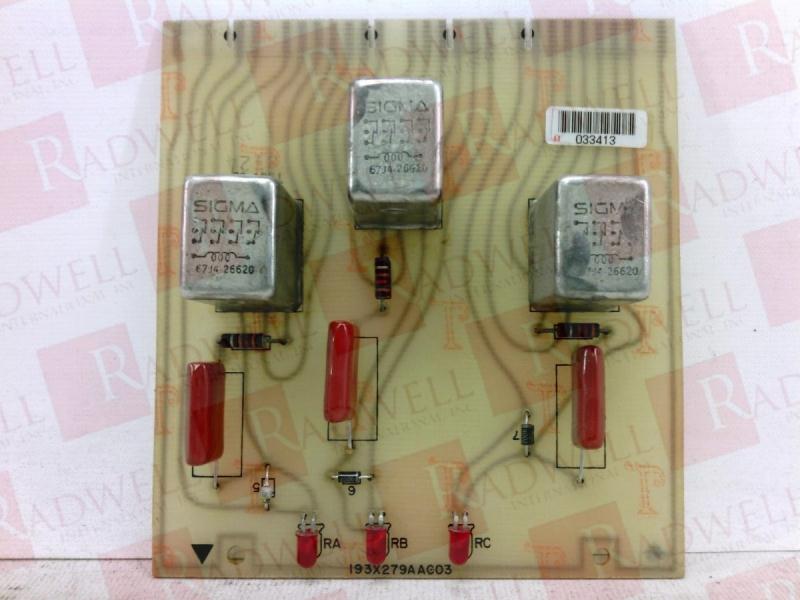 GENERAL ELECTRIC 193X-279AA-G03