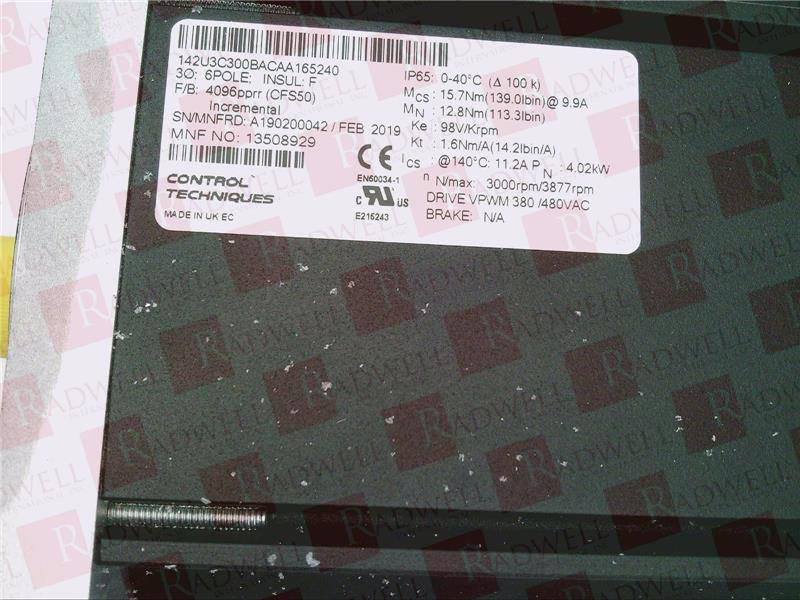 NIDEC CORP 142U3C300BACAA165240