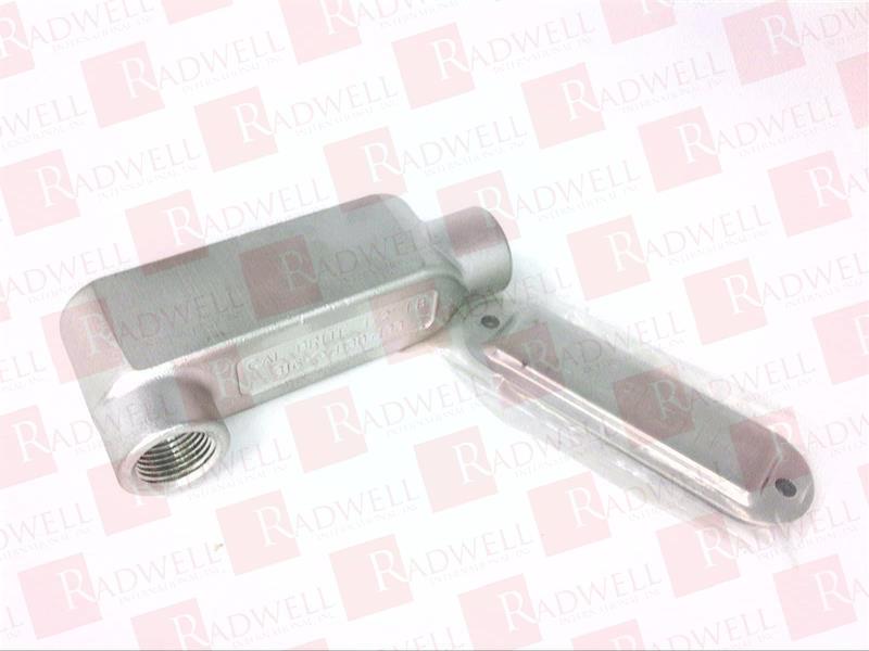 CONDULET, 316 STAINLESS STEEL, 1/2 INCH, W/GASKET & COVER