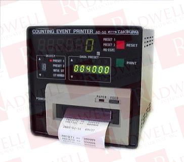 TAKIKAWA , AD-50, AD50, COUNTING EVENT PRINTER